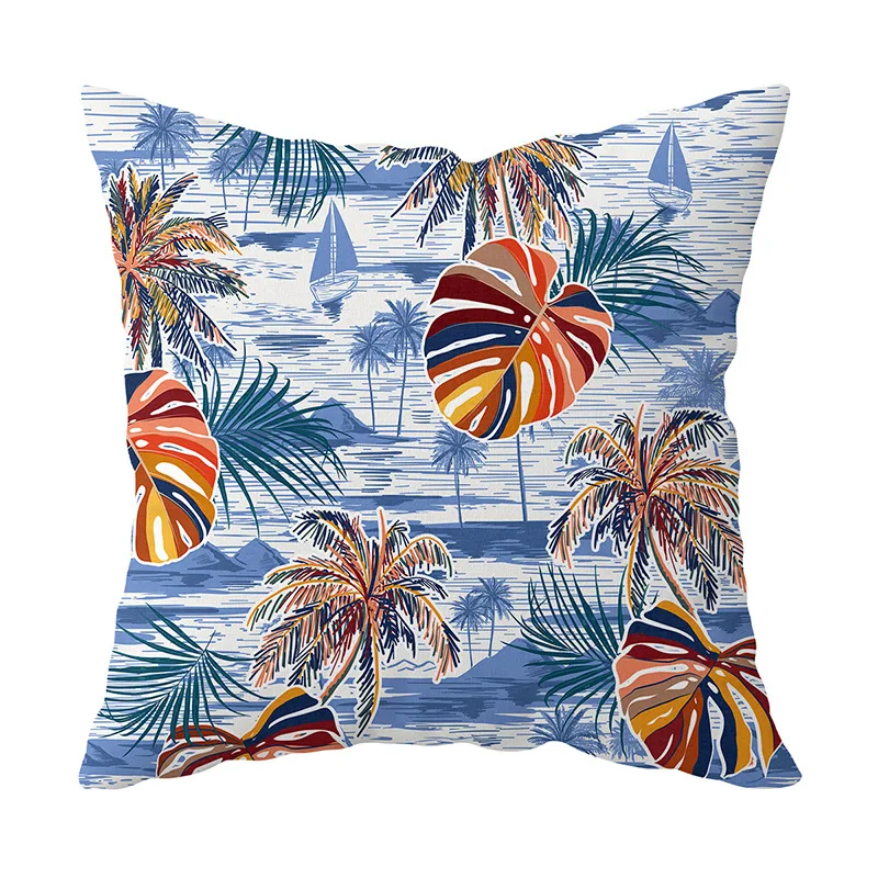 Amazon forest products наволочка из искусственного бархата с 3D принтом тропических растений для Украшения Дивана