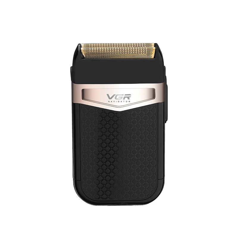 
New Professional VGR USB Rechargeable Electric Razor Portable Electric Black Shaver For Men Wholesale 