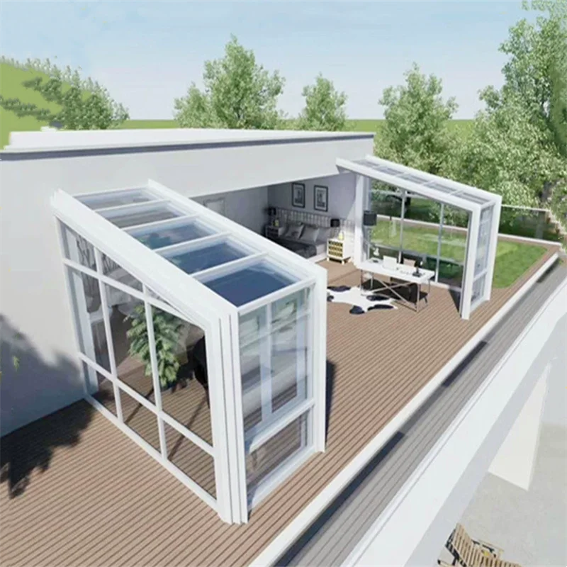 Customized Pool Enclosure Retractable Pool Roof Telescopic Outdoor Retractable Polycarbonate Swimming Pool Cover Enclosures