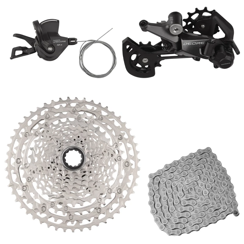  Shimano Deore M6100 1X12 комплект из 4-х предметов включает в себя RD-M6100SGS + SL-M6100 R CS-M6100 51 т маховик