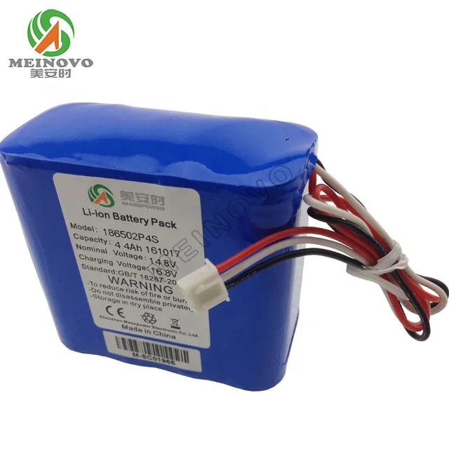Real capacity 4S2P 4400mAh 14.8v li ion battery pack