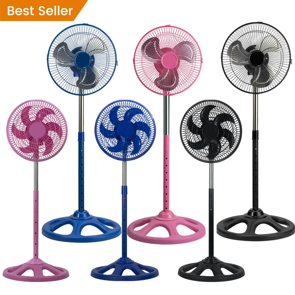 18 inch Pedestal Fan 5 Blades Metal Stand Fans Ventiladores Ventilador De Torre Ventilateur