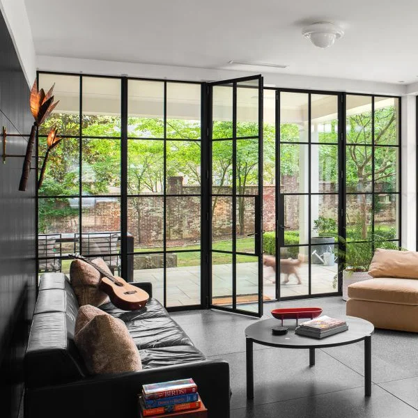 commercial double wrought iron glass doors steel framed glass French doors exterior