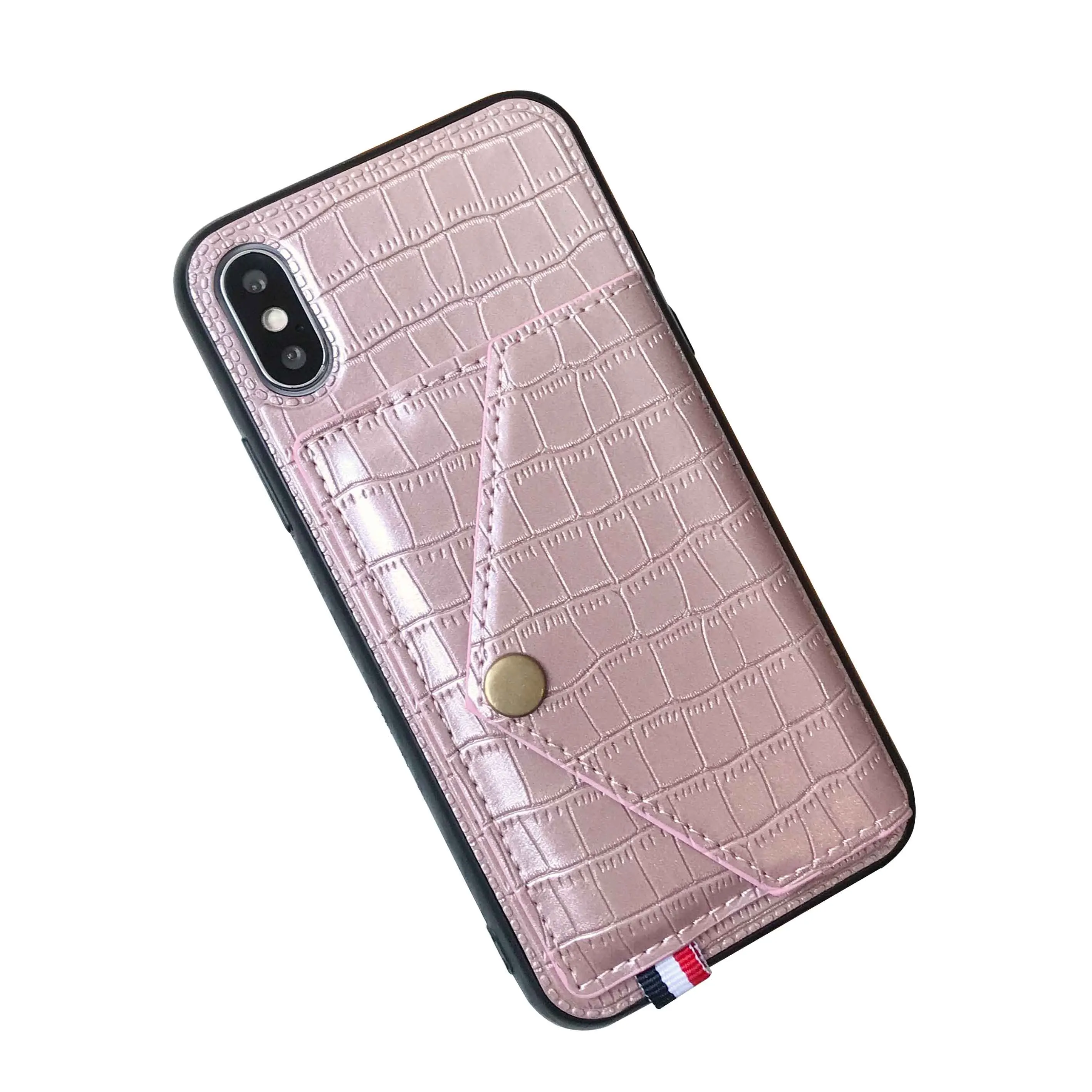 customized chinese couple phone cases wholesale custom made pu leather cell phone cases factory for iphone x