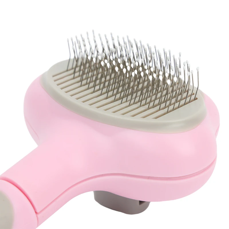 New Arrival 2pcs/set Dog Grooming Set Dog Paw Scissors Pet Hair Remover Brush Pet Grooming Kit