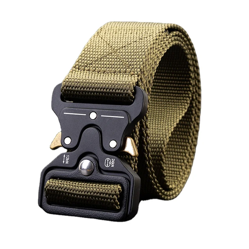 Custom Police Quick Release Buckle Security Tactic Belt Military For Men Women Army Military Tactical Belts