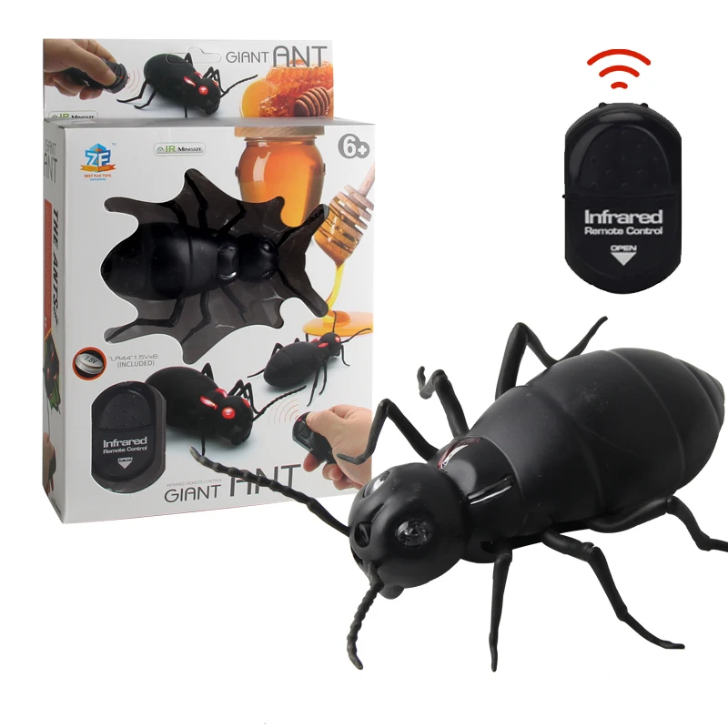 Infrared Remote Control Command Simulation Induction Trick Animals Insect Ant Toys