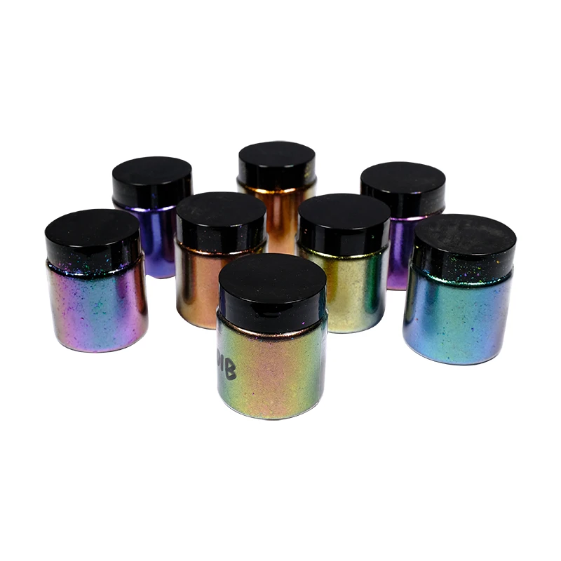 
Popular Wholesale Green-Purple Transparent Optical Chameleon Pigment Phosphor Eye Shadow 