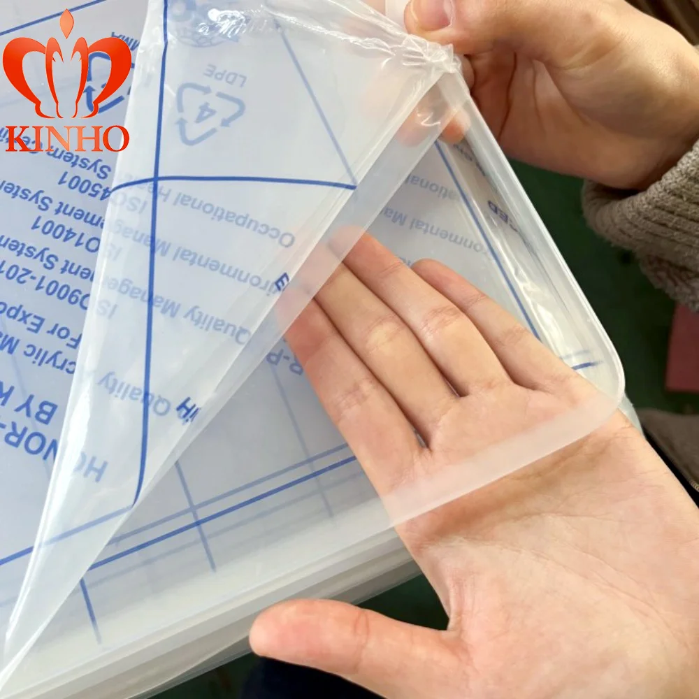 KINHO Factory price Customizable Laser cut shape acrylic transparent board / clear acrylic sheet 2-30MM