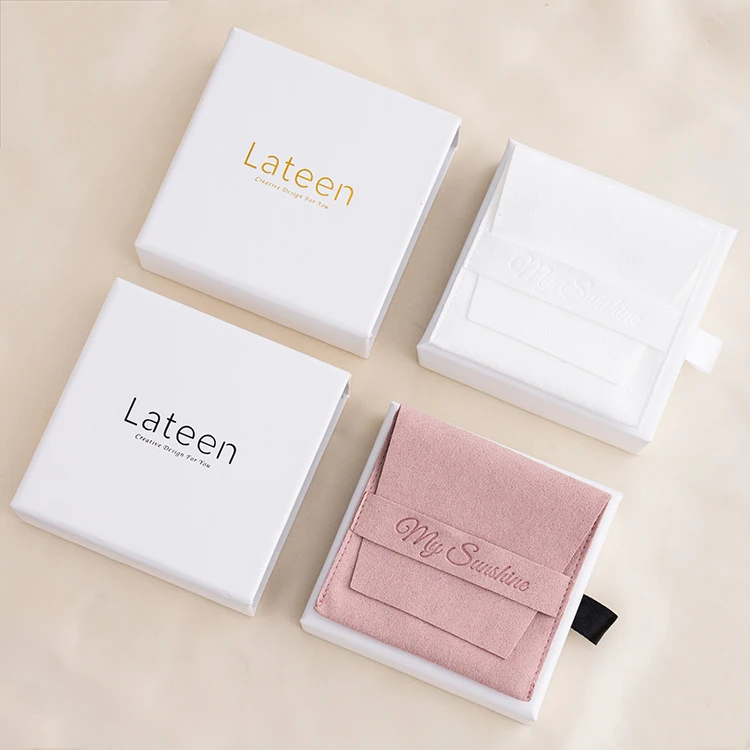 Fashion Necklace Bracelet sliding Jewelry Paper Box Packaging Luxury Slide Match Drawer Jewelry Packaging Box