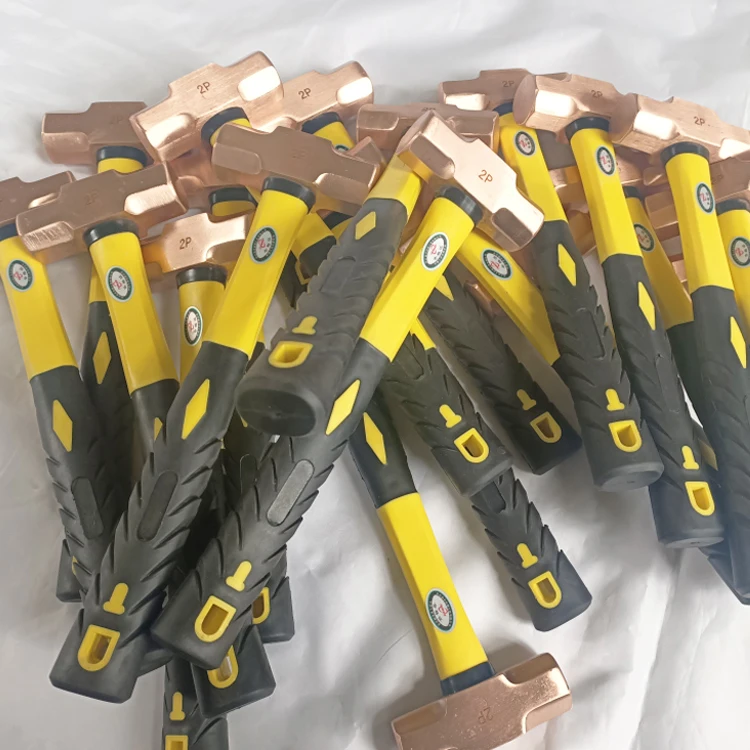 China manufacturer copper big hammer 20LB with fiberglass handle