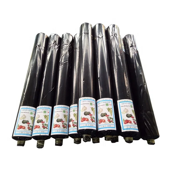 Hongde Agricultural Silver Black Ground Cover Mulching Film High Quality Plastic Mulch for Farm Use