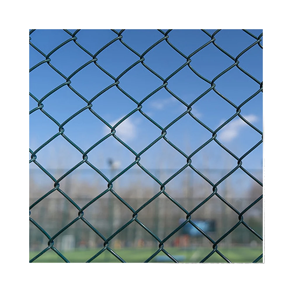 BOCN  Factory ECO FRIENDLY Woven Powder Coated flex fence system Chain Link Fencing for Football Pitch