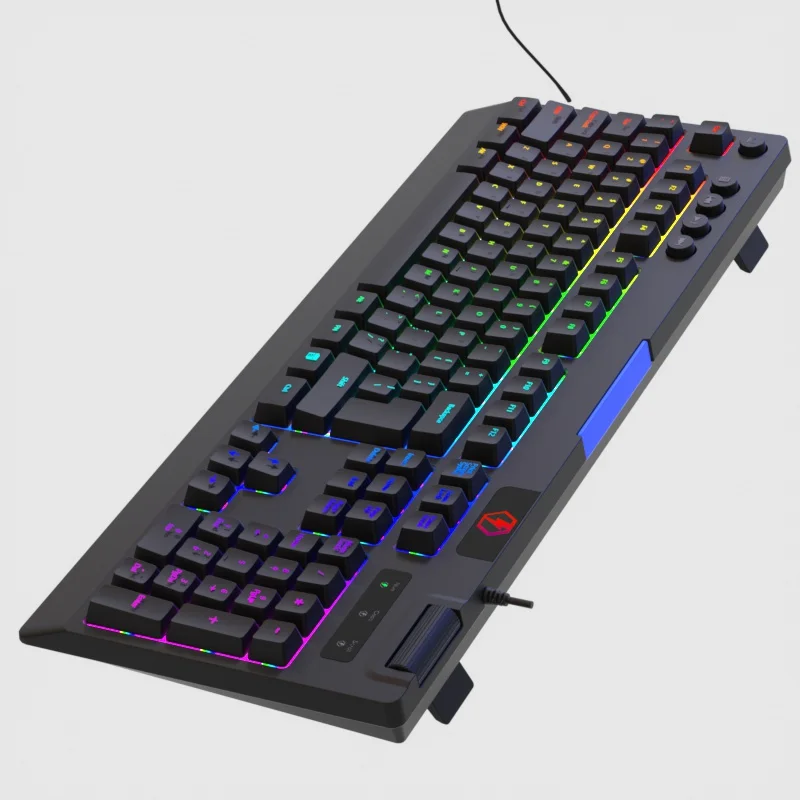 Ultra Wired Waterproof Portable Gaming RGB Anti-Ghosting Mobile Mechanical keyboard for Windows Game