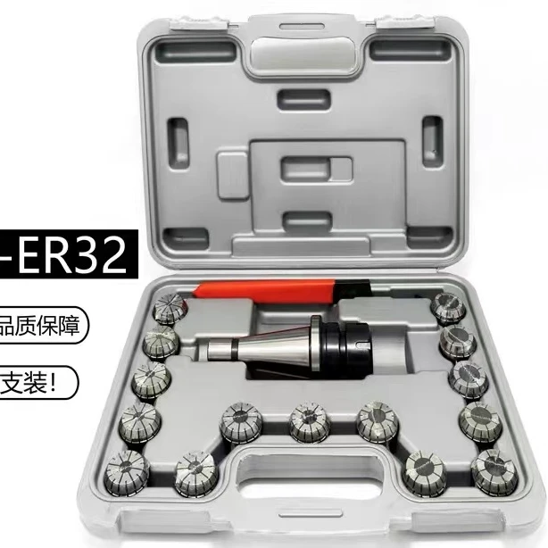 Bt40-er32-18pcs 0.008mm Collet Set Er32 Milling Collets Chuck Sets With Bt Collets Chuck Tool Holder + Spanner