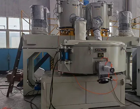 Vacuum Conveyor Automatic Weighing For WPC Floor Extruder Line