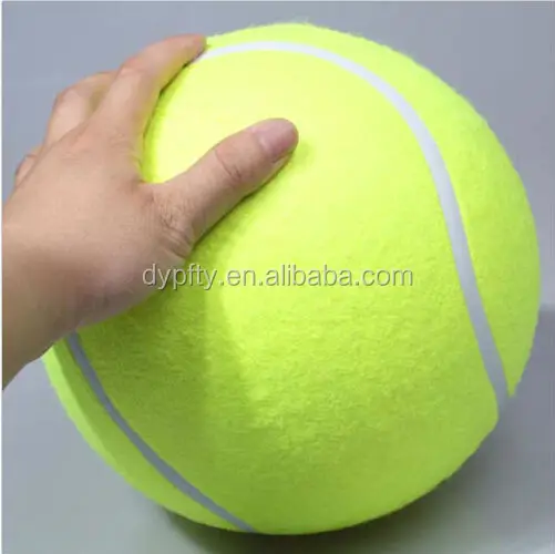 9.5' green big tennis ball