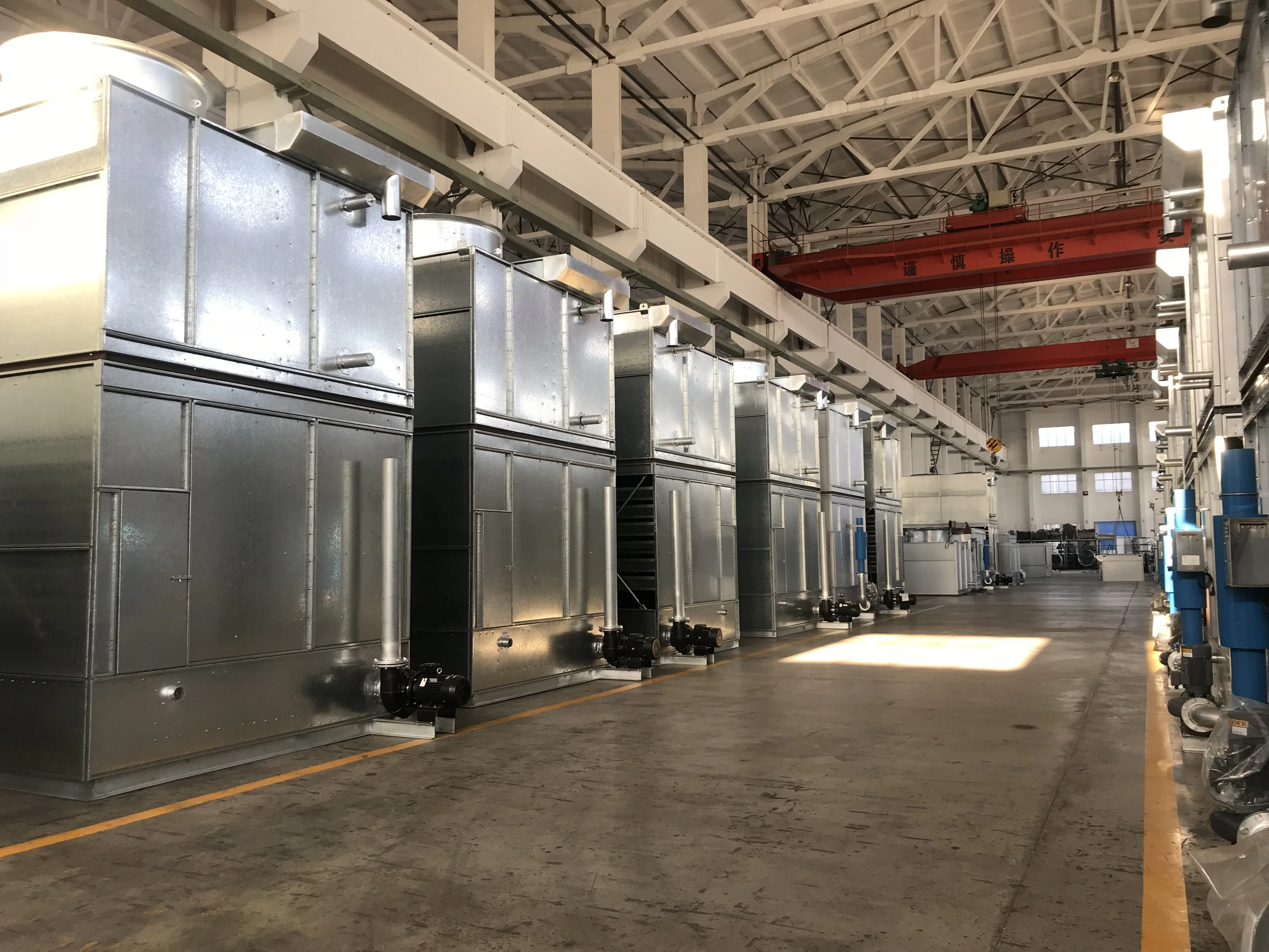 
GWB no frp cross flow wet water spray system closed circuit cooling tower 