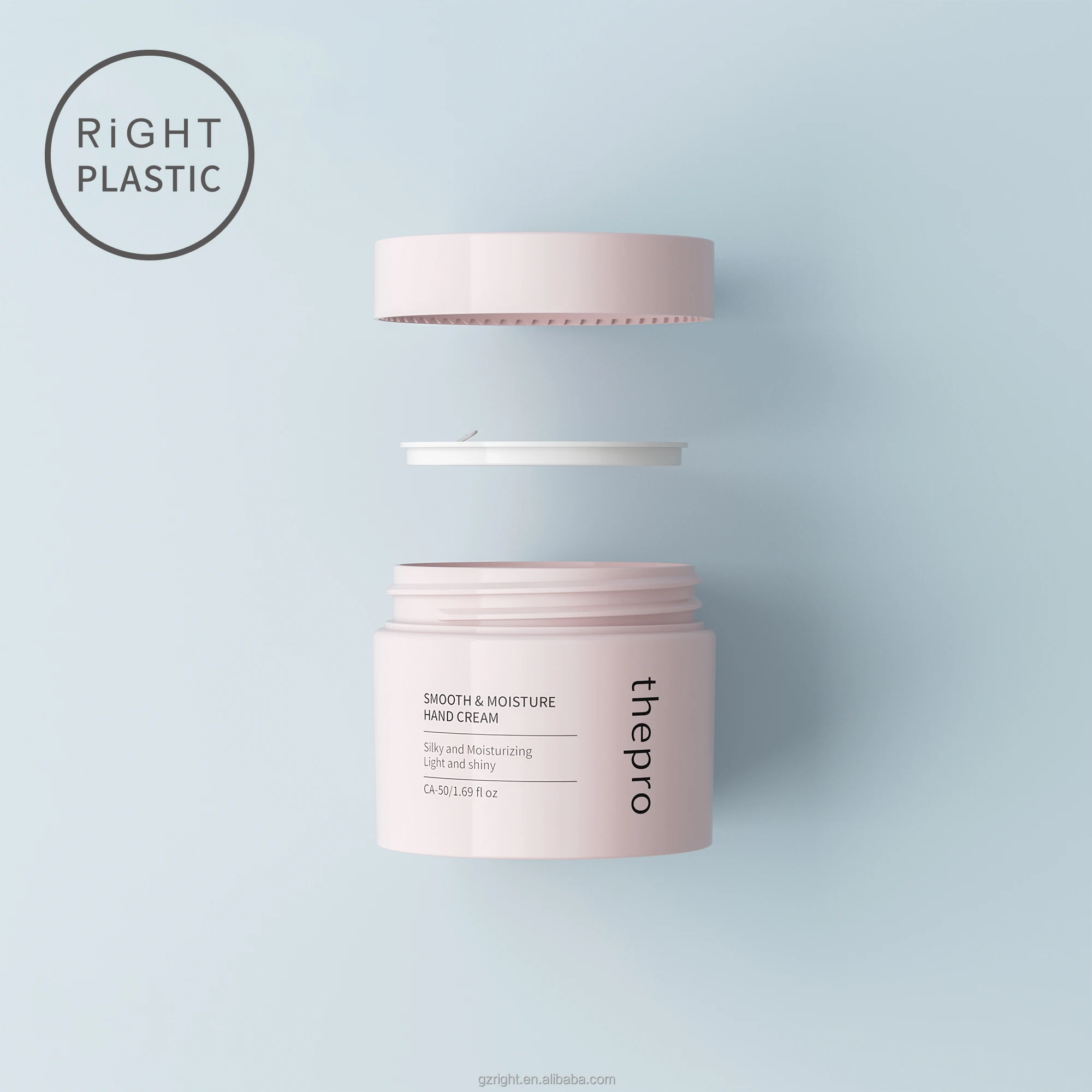 CA Custom color 5g10g15g20g30g50g PP Round Empty Cream Jar with PP Cap for Cosmetics Personal Care Products CA model jars