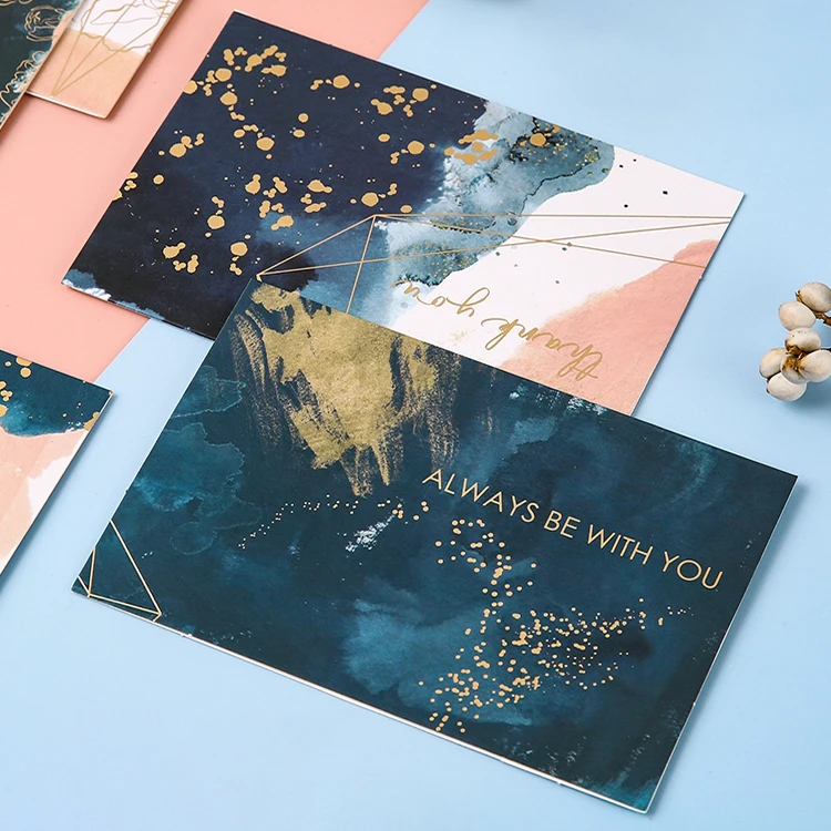 custom logo printing colorful recycled kraft paper envelopes credit christmas thank you greeting gift card