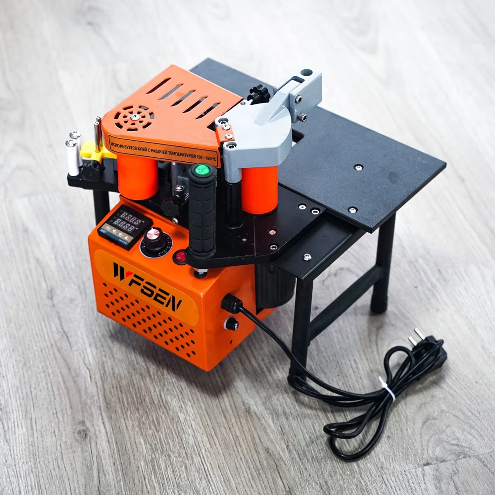 WFSEN woodworking automatic mini portable pvc edge bander banding machine small mdf mini edge bander