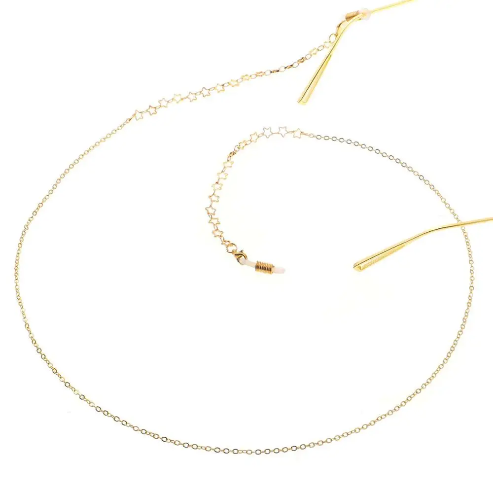 Fashion Style Star Pattern Glasses Accessory Chain Anti-fall Brass Dylam