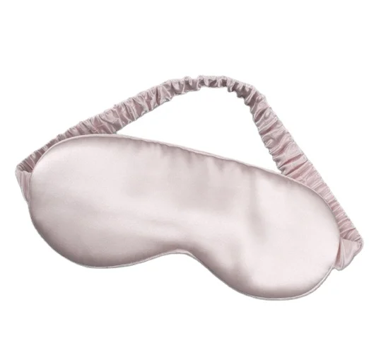 Comfortable And Super Soft 100% Mulberry Silk Sleeping Eye Mask For Travel With Adjustable Strap
