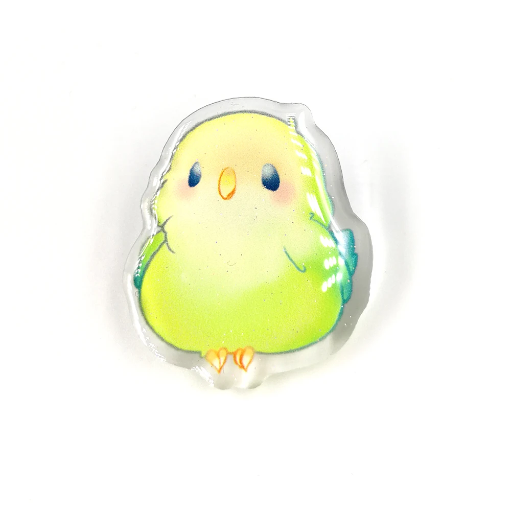 Factory Custom Epoxy Glitter Resin Acrylic Pin