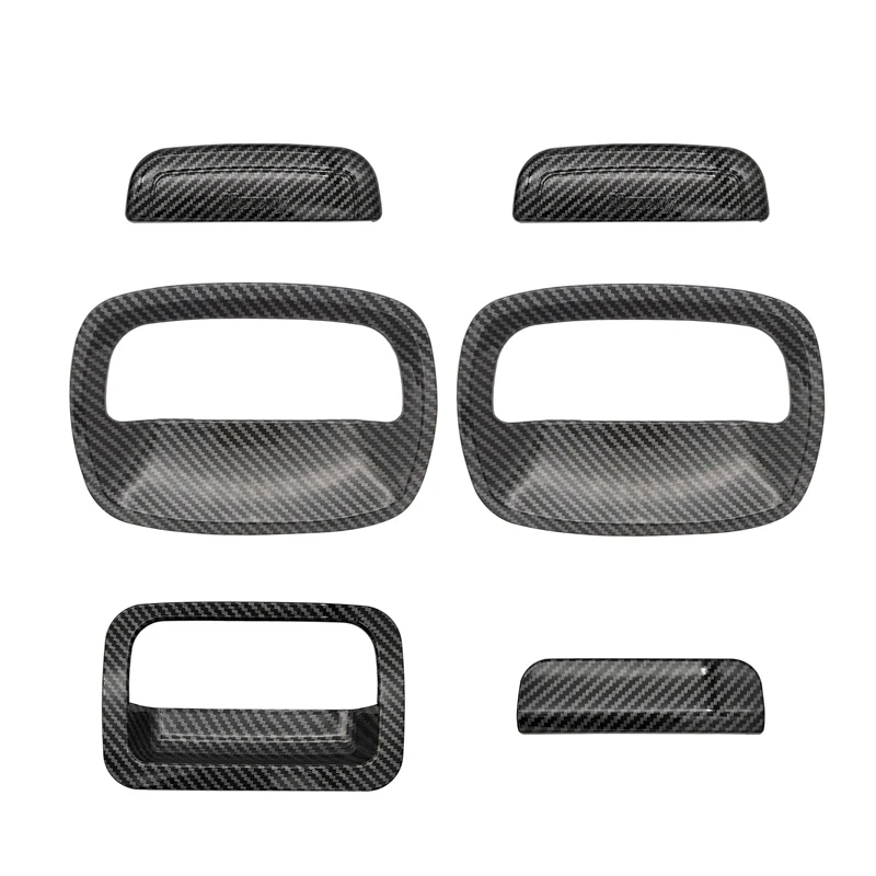 Exterior Accessories Car Door Handle Covers Carbon Fiber Paint For Suzuki Jimny JB64 JB74 2018 2019 2020 2021 2022 2023 3 Door