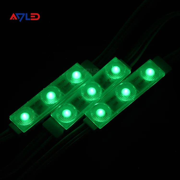 Фонарик для витрины 3 светодиода/ПК RGB модуль smd2835 12 В LED модули 1 Вт IP68 рекламных вывесок