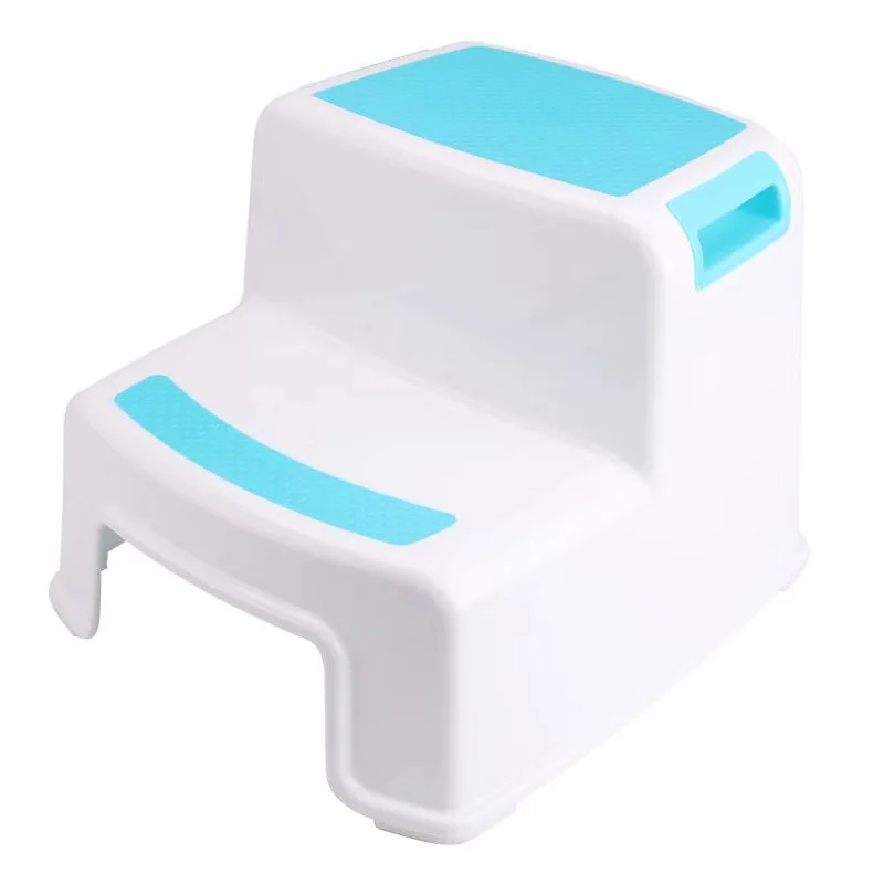 High Quality Portable Baby Sitting Stool Plastic Non-slip Step Stool 2 Step Stool For Kids