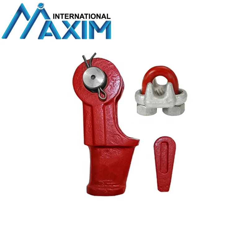 Hot Dipped Galvanizing Anchor Pendant Socket For Wire Rope