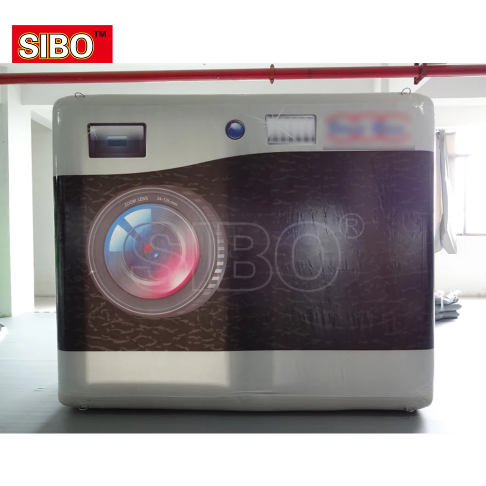 Высококачественная светодиодная надувная палатка Дешевая Портативная фотобудка для