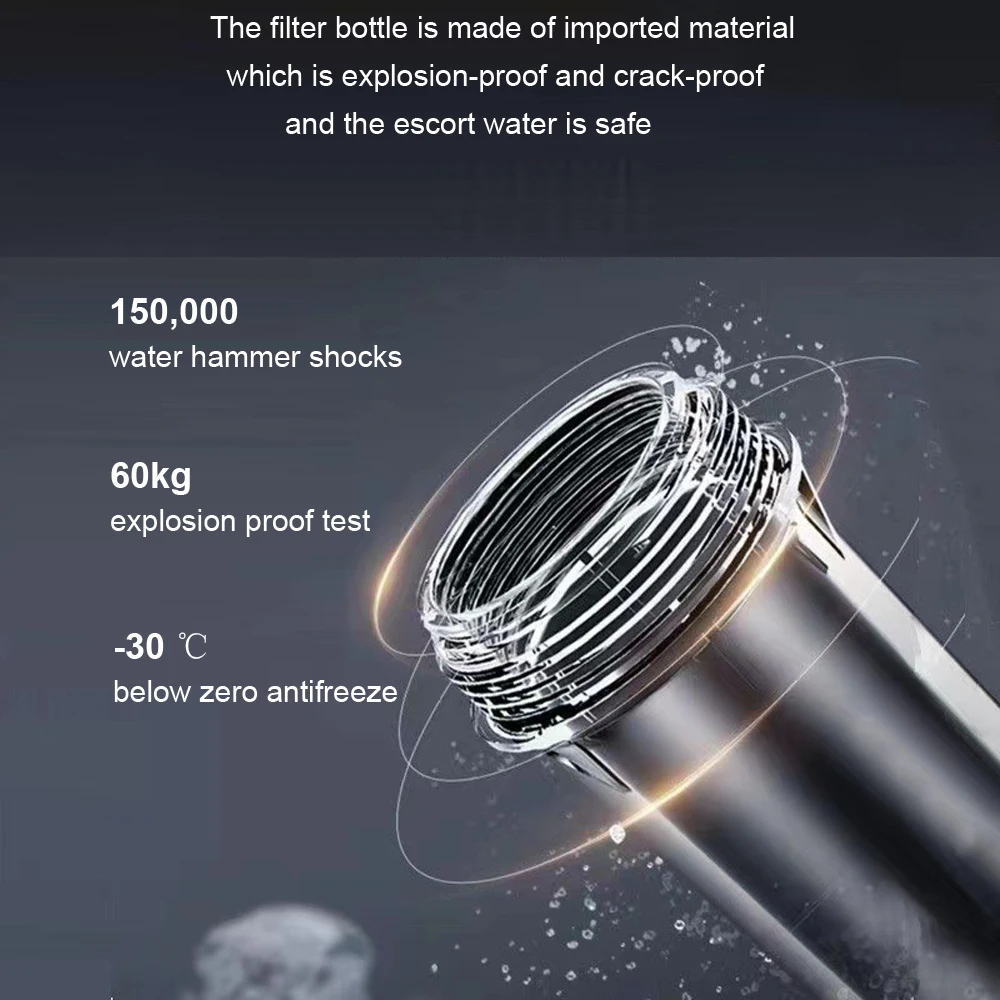 House Auto Backwash Pre-filtration 3/4 ,1/2 inch Stainless Steel  Mesh Water Purifier Large Flow Descaling Tap Water Filter