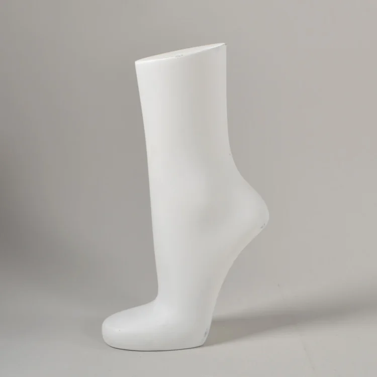 hot sale fiberglass socks display foot mannequin