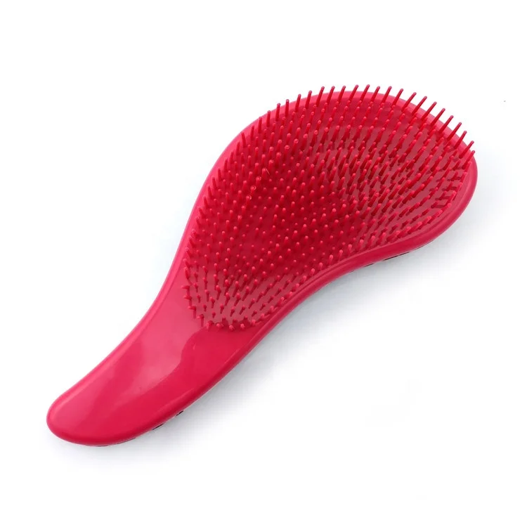 Hot Sale Custom Mini Pocket Travel leopard print TT Comb Massage Wet Detangling Hair Brush Manufacturer Small Hair Brush