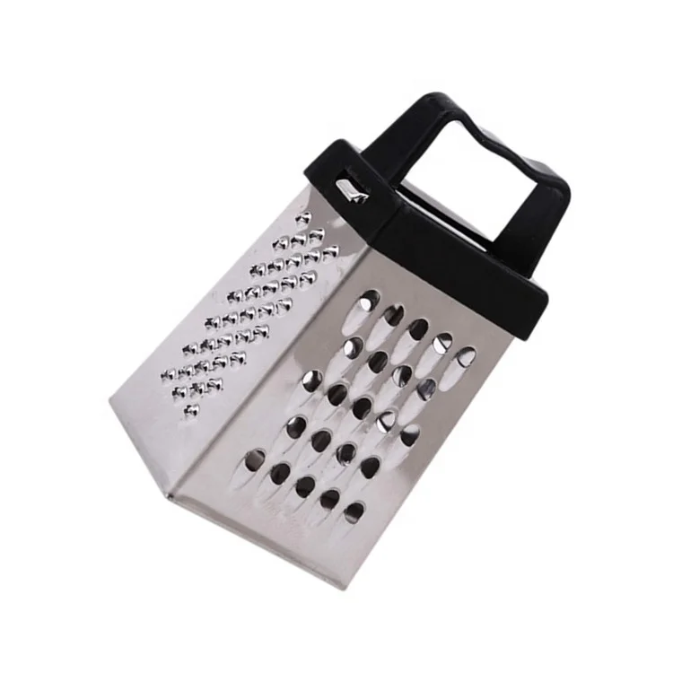 Stainless steel mini chocolate four sided planer plastic handle food garlic mini grater