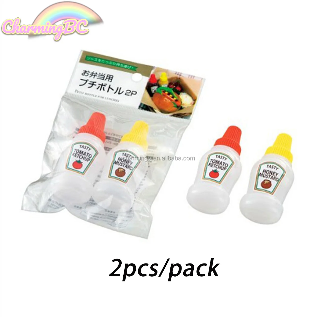 Plastic sauce bottles mini portable lunch box ketchup bottle for sauce