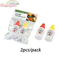 Plastic sauce bottles mini portable lunch box ketchup bottle for sauce