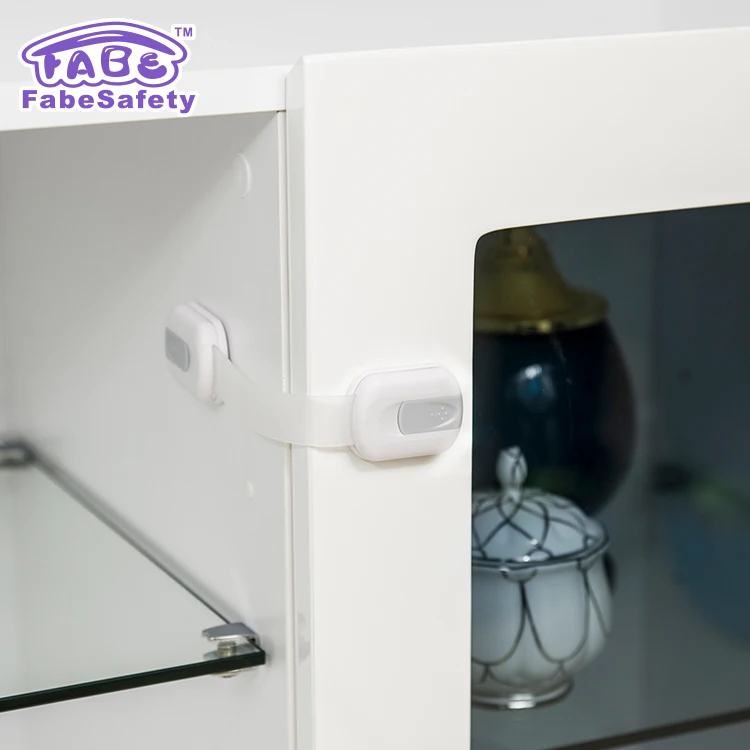 Trending Home Use Safety Cabinet with Double-Headed Push Button ABS Material for Baby & Dog Claws Protection