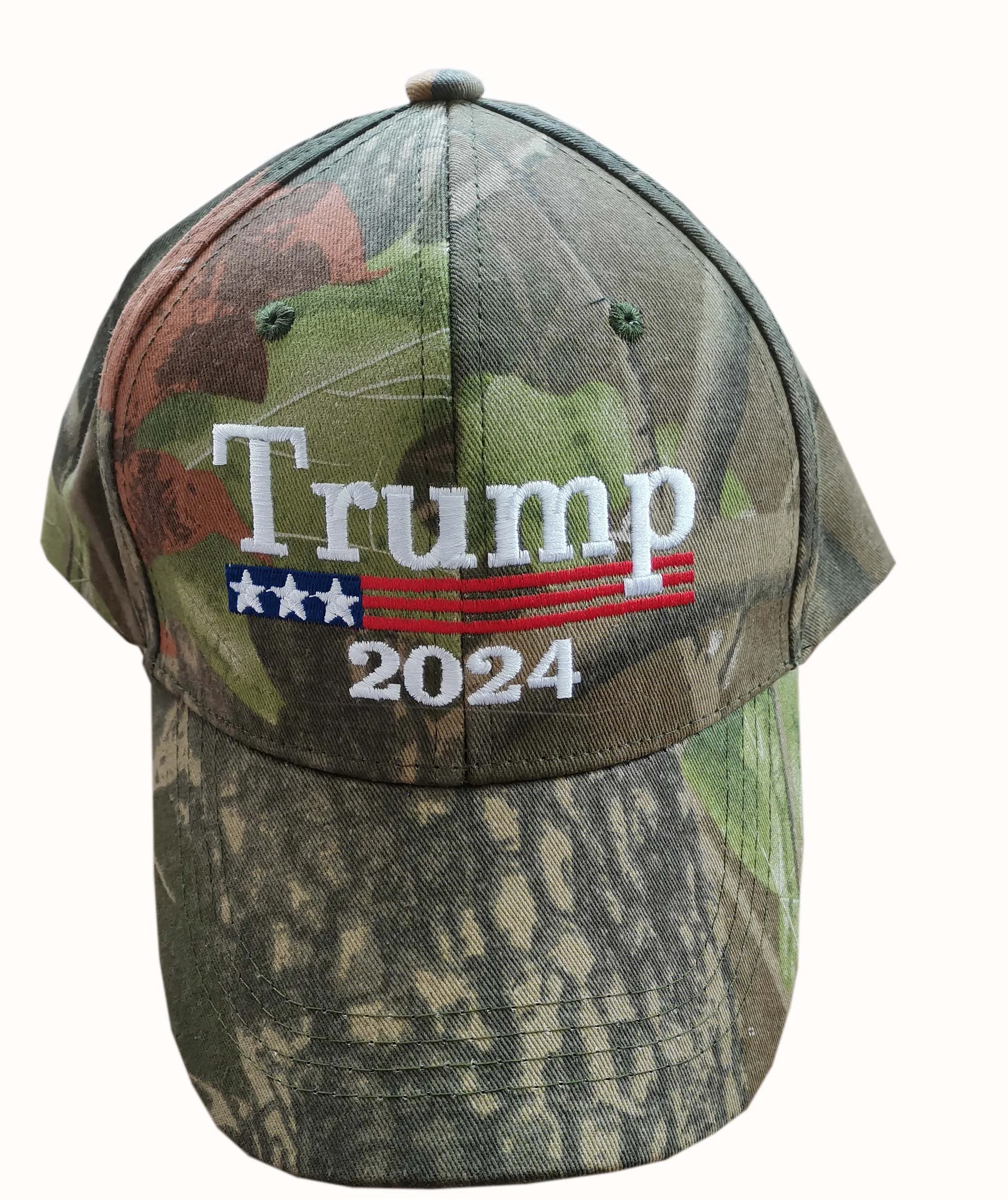 Hot wholesale 6 panel cotton embroidery campaign election hat usa election 2024 cap