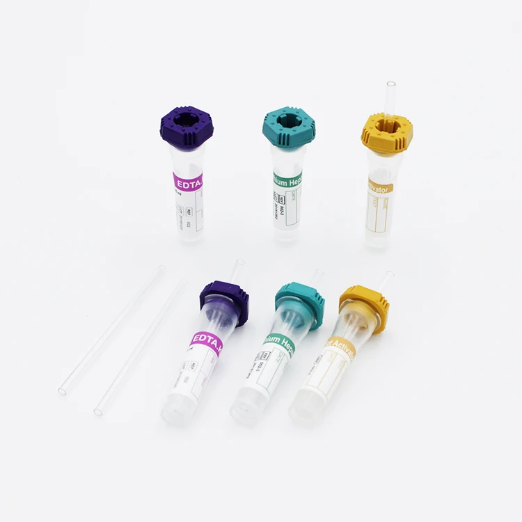 medical micro clot activator blood collect tube 0.5ml edta k3 micro tube