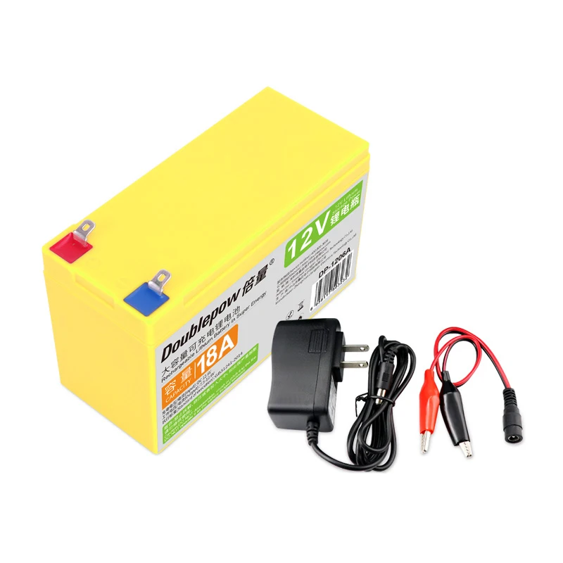 Doublepow Custom 12V 18ah Lithium Ion 18650 Battery Packs for Power Tools Electric Vehicles Boats Toys Lithium Ion Fish Finder