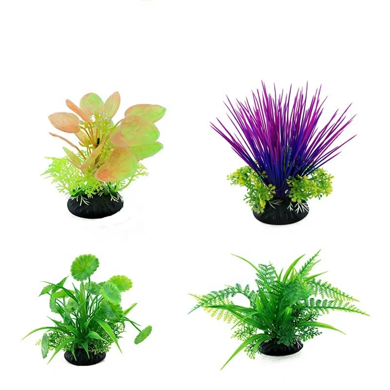 Aquarium Fish Tank Decoration Water Landscaping Plastic Grass Plants Artificial Aquatic Plants