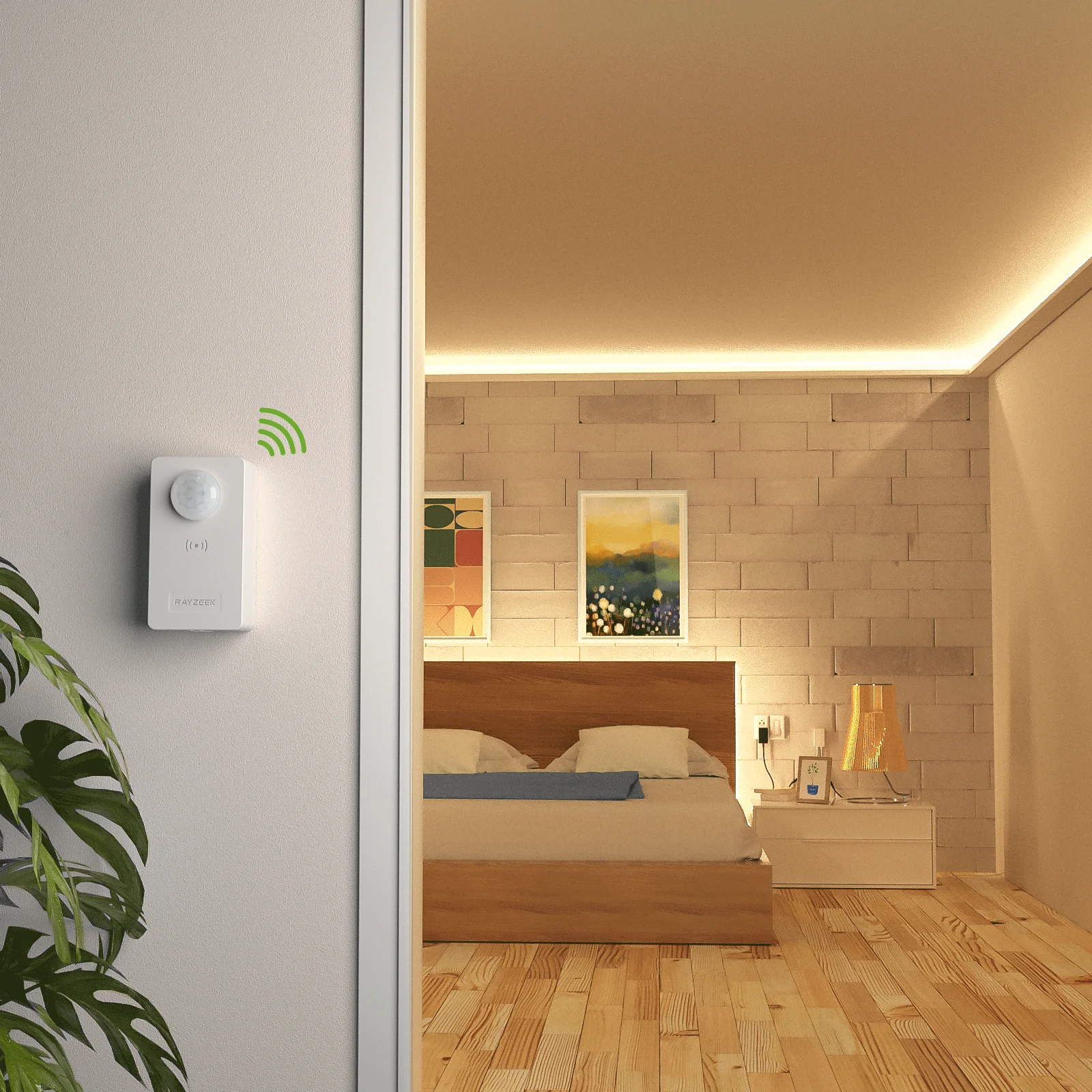 RZ016 Dimmable time delay DC12V 24V LED lighting Wireless Motion Sensor Kit