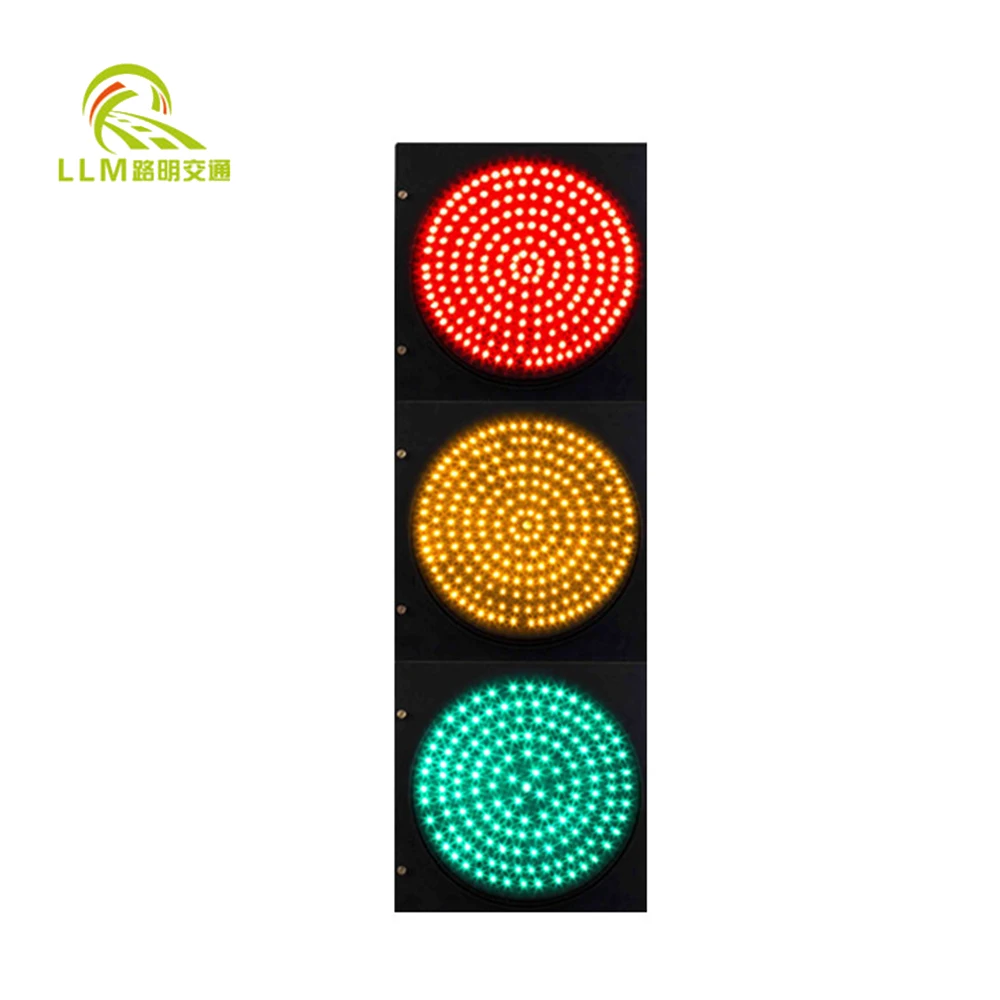 PC Plastic Anti-UV Material LED Traffic Lights Traffic Signal Light