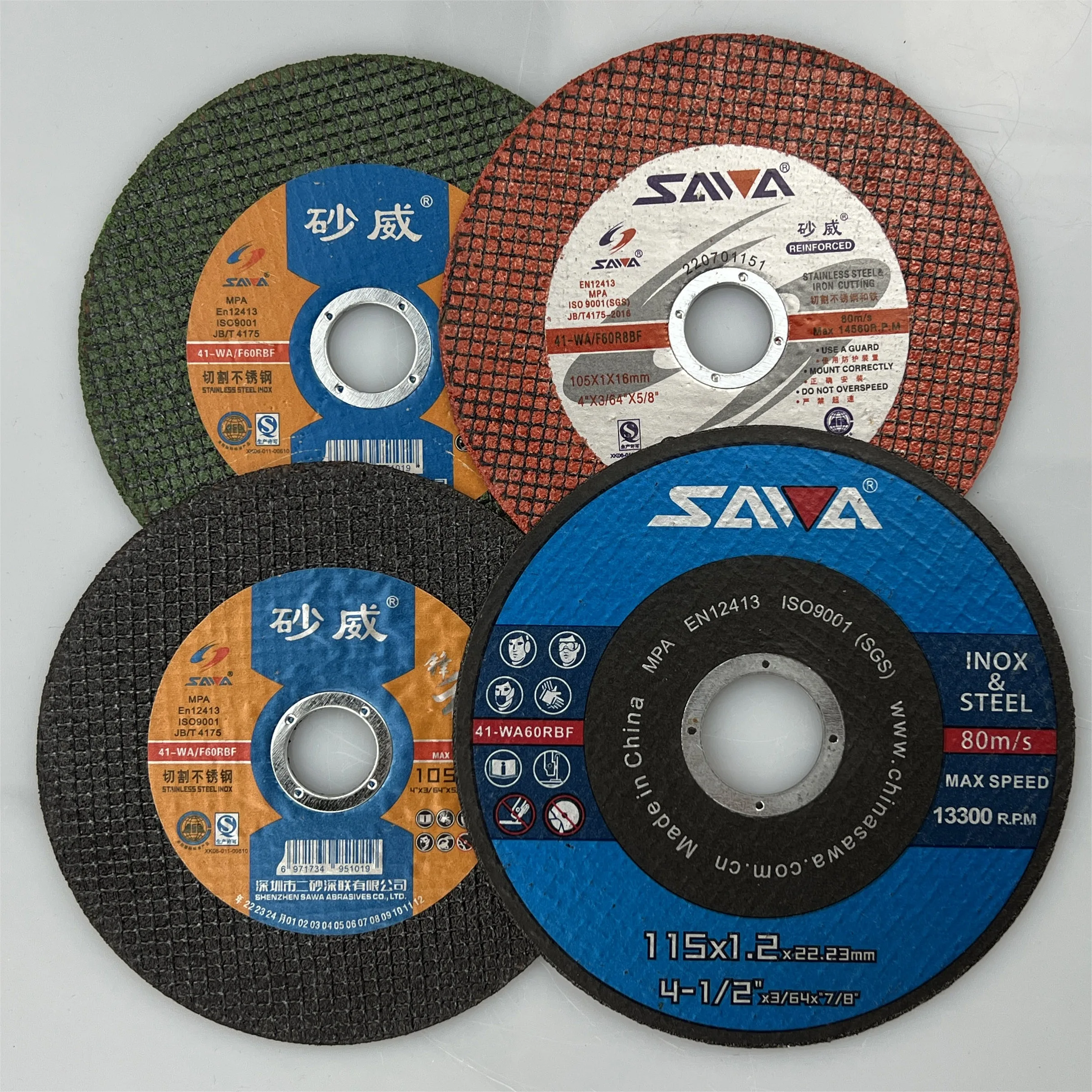 Cheep Price 4.5 inch Sharp and Durable Abrasive Tools Iron Cutting Disc for Inox and Metal