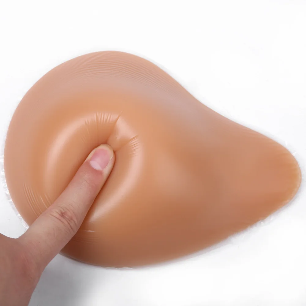 Lower Price Deep Concave Bottom Breathable Enlarge Chest Silicone False Breasts For Man