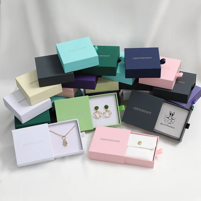 Luxury Custom Pink Color Matte Gold Foil Stamping Logo Rigid Ring Round Tube Gift Packaging Jewelry Box With White Sponge Insert