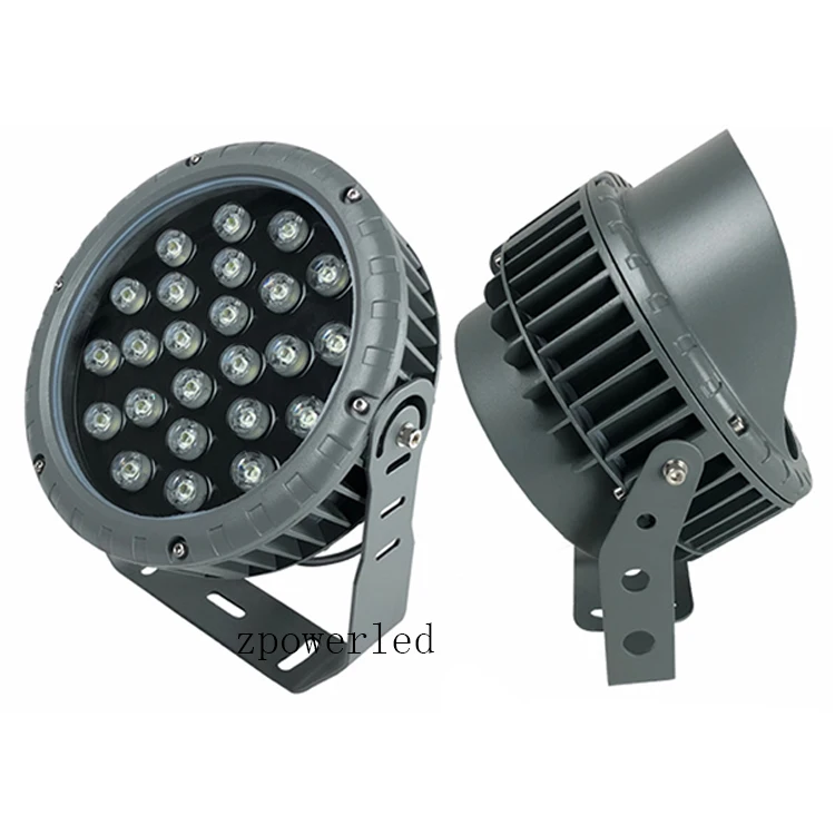 Outdoor IP65 waterproof 220 volt round design led landscape flood light